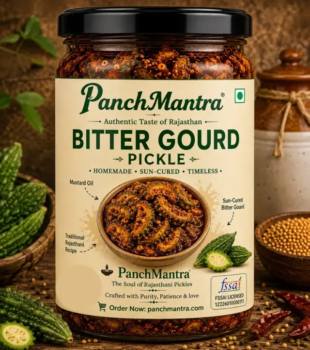 Bitter Gourd Pickle (Karele ka Achar)