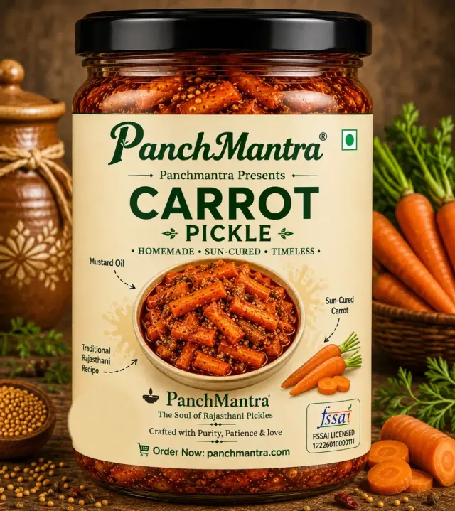 Carrot Pickle (Gajar ka Achar)