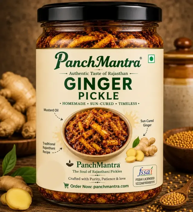 Ginger Pickle (Adrak ka Achar)